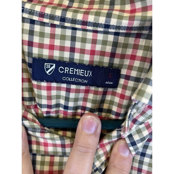 Daniel Cremieux Shirt Mens Large Signature Collection Button‎ Plaid Long Sleeve - Picture 2 of 11
